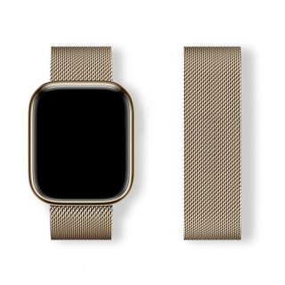 Bransoleta pasek Milanese Loop do Apple Watch 42/44/45/46/49 - złota
