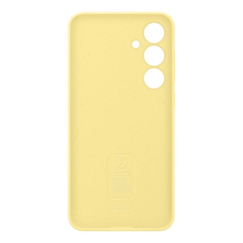 Etui case Samsung Silicone Case do Galaxy S24 FE - żółte