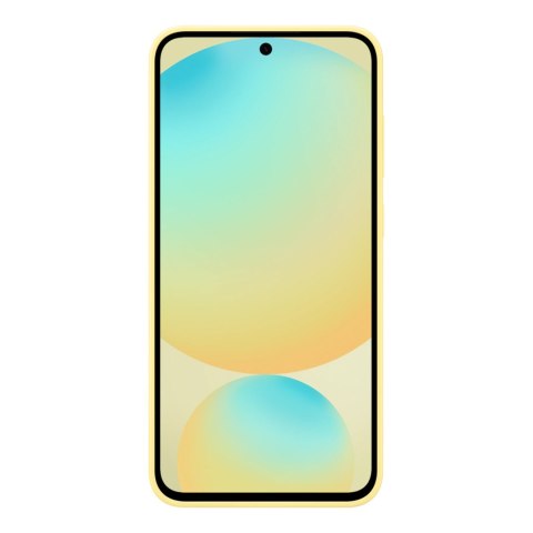 Etui case Samsung Silicone Case do Galaxy S24 FE - żółte