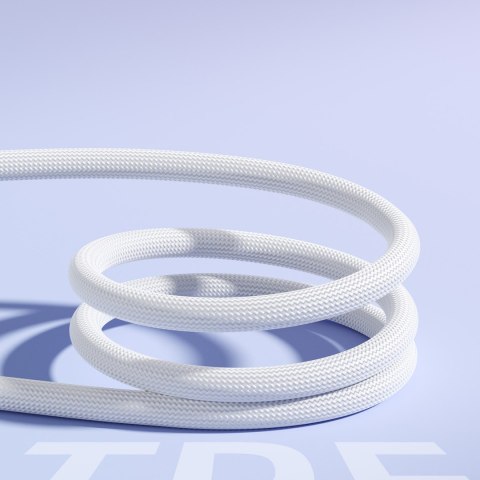 Kabel przewód Crystal-Clear Series 30W USB-C - iPhone Lightning 1.2m - biały