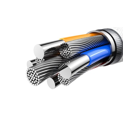 Kabel przewód Cutting-Edge Series 60W USB-C - USB-C 1.2m - szary