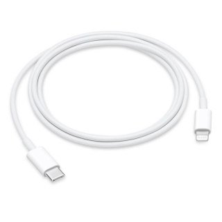 Kabel przewód oryginalny Apple USB-C - iPhone Lightning 1m - biały