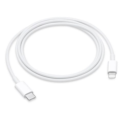 Kabel przewód oryginalny Apple USB-C - iPhone Lightning 1m - biały