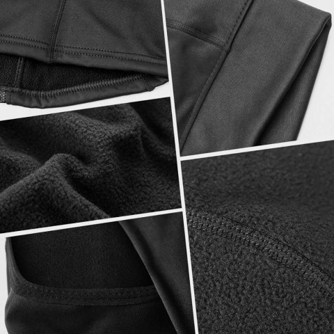 Kominiarka sportowa ocieplana oddychająca - czarna