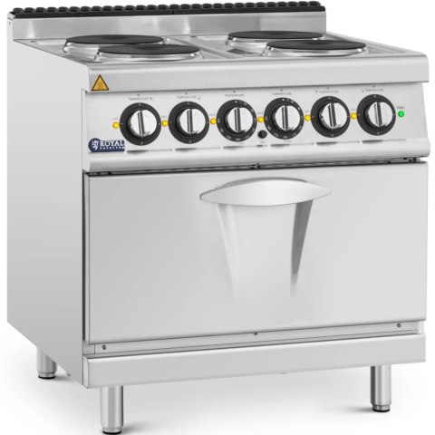 Kuchnia elektryczna z piekarnikiem 4 palniki 400 V 13.9 kW