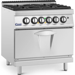 Kuchnia gazowa z piekarnikiem 4 palniki 14.4 kW