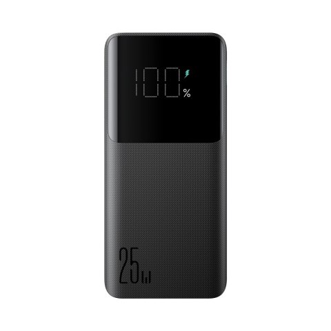 Powerbank 10000mAh 25W 2x USB-A 1x USB-C SFC - czarny