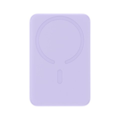 Powerbank magnetyczny indukcyjny 10000mAh 20W + kabel USB-C - fioletowy