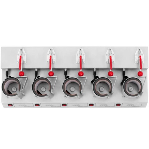 Prasa termotransferowa termiczna na 5 kubków LCD 250 C