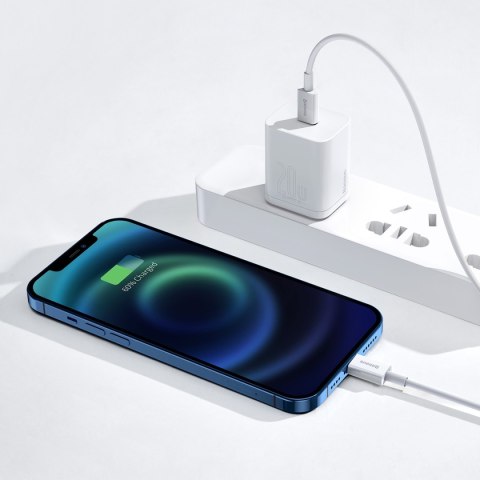 Kabel przewód Superior Series USB-C / Lightning PD 20W 2m - biały