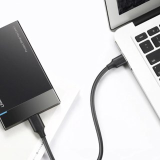 Kabel przewód USB-A 3.0 - USB-C 3A 1.5m - czarny