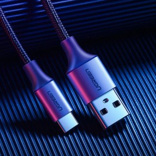 Kabel przewód USB-A - USB-C QC 3.0 3A 1.5m - szary