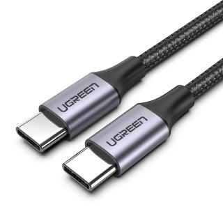 Kabel przewód USB-C 3.1 - USB-C 3.1 1.5m - szary