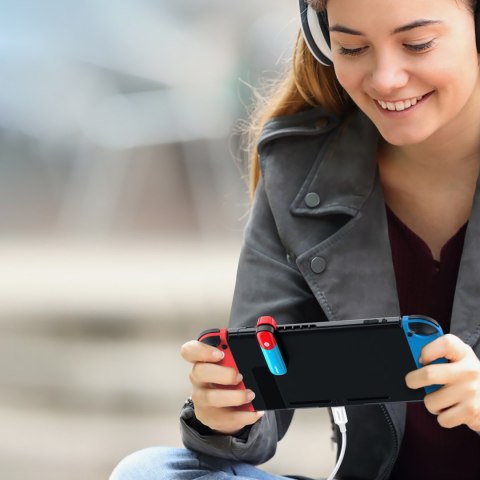 Kabel przewód USB-C - USB-C PD QC AFC 1m - biały