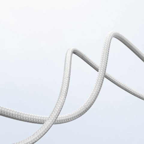 Kabel przewód USB-C - iPhone Lightning MFi 1m - srebrny