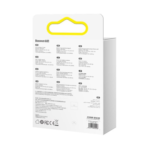 Ładowarka indukcyjna Digital LED Display Gen 2 15W USB-C - czarna