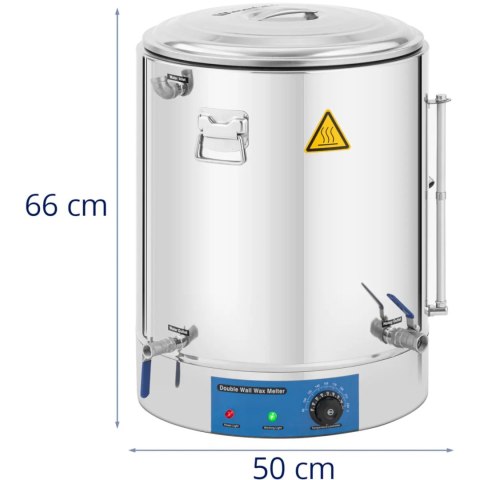 Odstojnik do miodu z płaszczem grzewczym 70 l 30-110C 3000 W