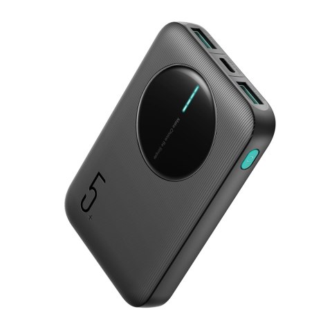 Powerbank JR-PBF13 5000mAh 2.4A 2x USB-A 1x USB-C - czarny