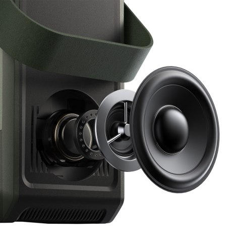 Powerbank turystyczny 75000mAh 100W USB-C USB-A lampka sygnał SOS - zielony