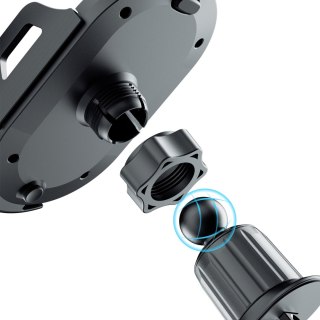 Uchwyt na smartfona F2+ na kratkę nawiewu zaciskowy - czarny