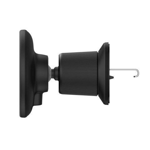 Uchwyt samochodowy na iPhone z ładowarką indukcyjną 15W na kratkę nawiewu - czarny