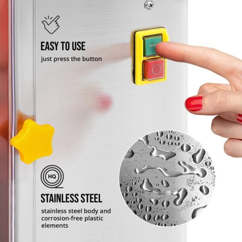 Wyciskarka automatyczna do pomarańczy 20 szt. / min 200 W