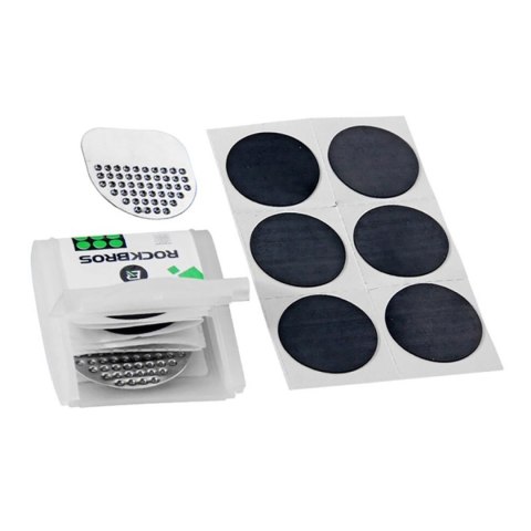 Zestaw naprawczy łatki z klejem śr. 2.4cm do łatania dętek rowerowych