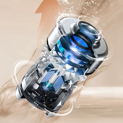 4w1 Bezprzewodowy odkurzacz i myjka JIMMY PW11 Pro HEPA 460W - srebrny czarny