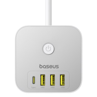 7w1 Listwa zasilająca KOSTKA PowerCombo 3x AC / 3x USB-A / 1x USB-C 20W 1.5 m - biała