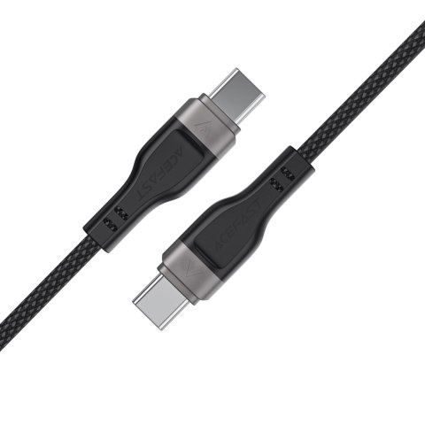 Kabel przewód USB-C 480Mb/s 100W z organizerem magnetycznym 1.2m - czarny