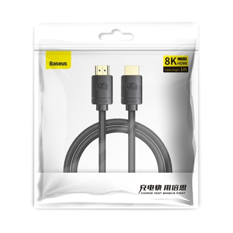 Kabel video HDMI High Definition Series 8K 1m - czarny