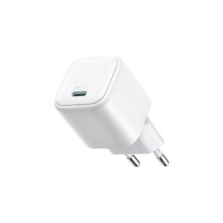 Ładowarka sieciowa Mini 30W GaN USB-C - biała