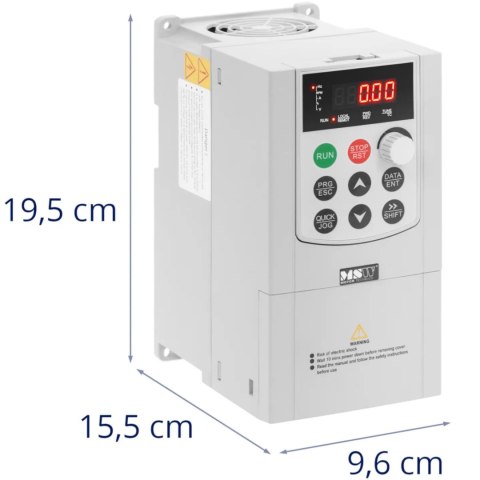 Przetwornica częstotliwości VFD falownik 500 Hz 3700 W 400 V