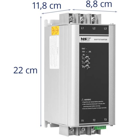 Soft starter do łagodnego rozruchu silników 13 A 5.5 kW 400 V