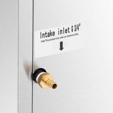 Taboret gazowy przemysłowy 2 palniki 1 pole grzewcze 14 kW