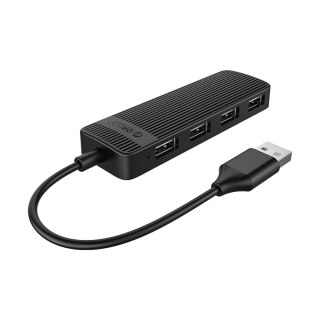 Hub FL02 stacja dokująca rozdzielacz USB-A na 4x USB-A - czarny