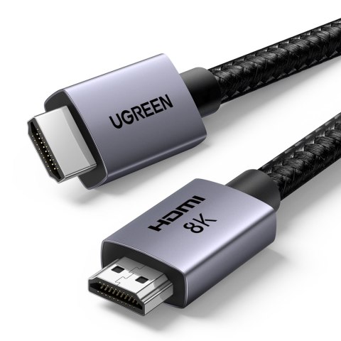 Kabel przewód HDMI 2.1 8K certyfikowany 5 m - szary