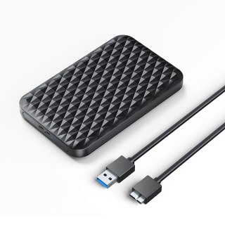 Kieszeń obudowa na dysk 2520U3-V1 2.5'' HDD / SSD USB Micro-B 5Gb/s - czarna