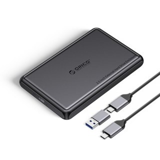 Kieszeń obudowa na dysk DDL25-C3 2.5'' HDD / SSD USB-C 5Gb/s - czarna