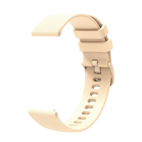 Pasek silikonowy do smartwatcha Huawei Watch GT2/GT3 42mm - beżowy