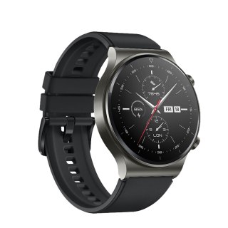 Pasek silikonowy do zegarka Huawei Watch GT 2/3/4/2 Pro/3 Pro/4 Pro/GT 2e 46mm - czarny