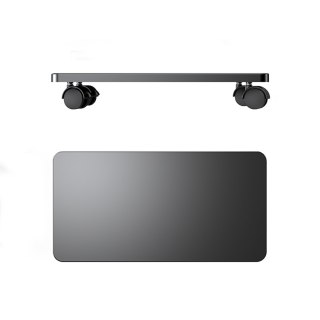 Podstawka CPB6 półka na komputer z kółkami - czarna