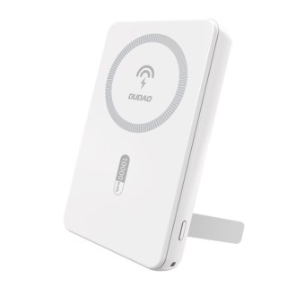 Powerbank K14S+ 10000mAh z podstawką 20W USB-A / USB-C / MagSafe - biały