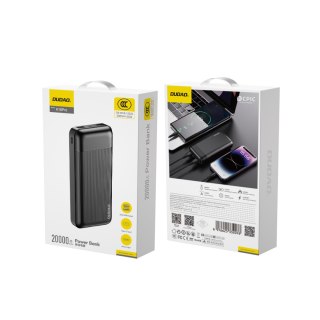 Powerbank K18 Pro 20000mAh USB-A / USB-C / Micro USB - czarny