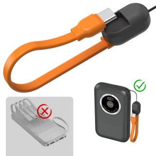 Powerbank K21 Mini 10000mAh 22.5W USB-A / USB-C - szary