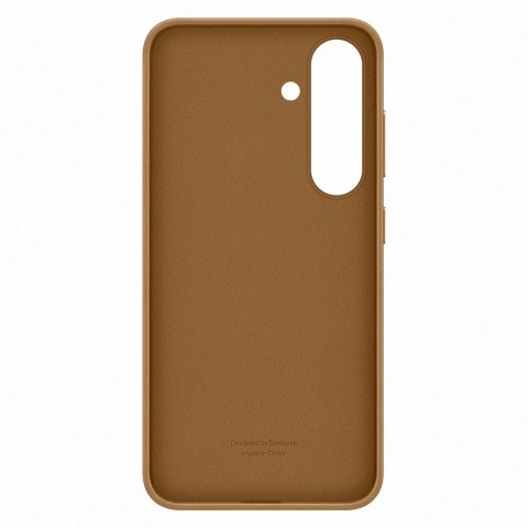 Etui plecki z ekoskóry Samsung KindSuit Case do Samsung Galaxy S25 - złote