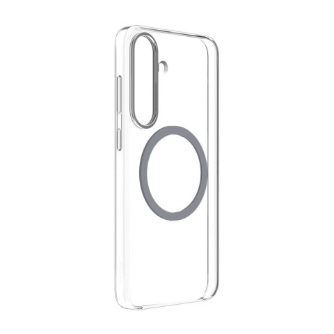 Etui silikonowe Samsung Clear Magnet Case z ringiem magnetycznym do Samsung Galaxy S25+ - przezroczyste