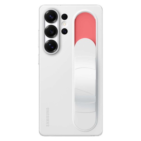 Etui silikonowe Samsung Standing Grip Case z uchwytem podstawką do Samsung Galaxy S25 Ultra - białe