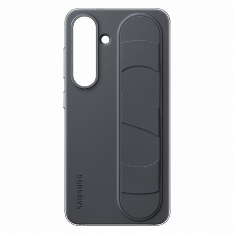 Etui silikonowe Samsung Standing Grip Case z uchwytem podstawką do Samsung Galaxy S25 - czarne
