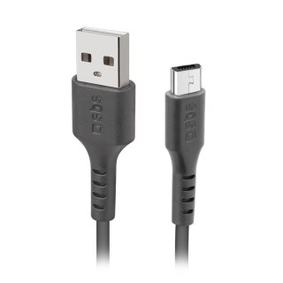 Kabel przewód USB-A - Micro-USB 2m - czarny